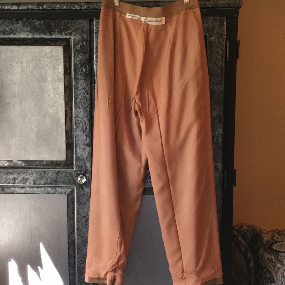 Vintage Camel Wool Lillie Rubin double-breasted blazer and pants suit size 10 - Picture 12 of 12